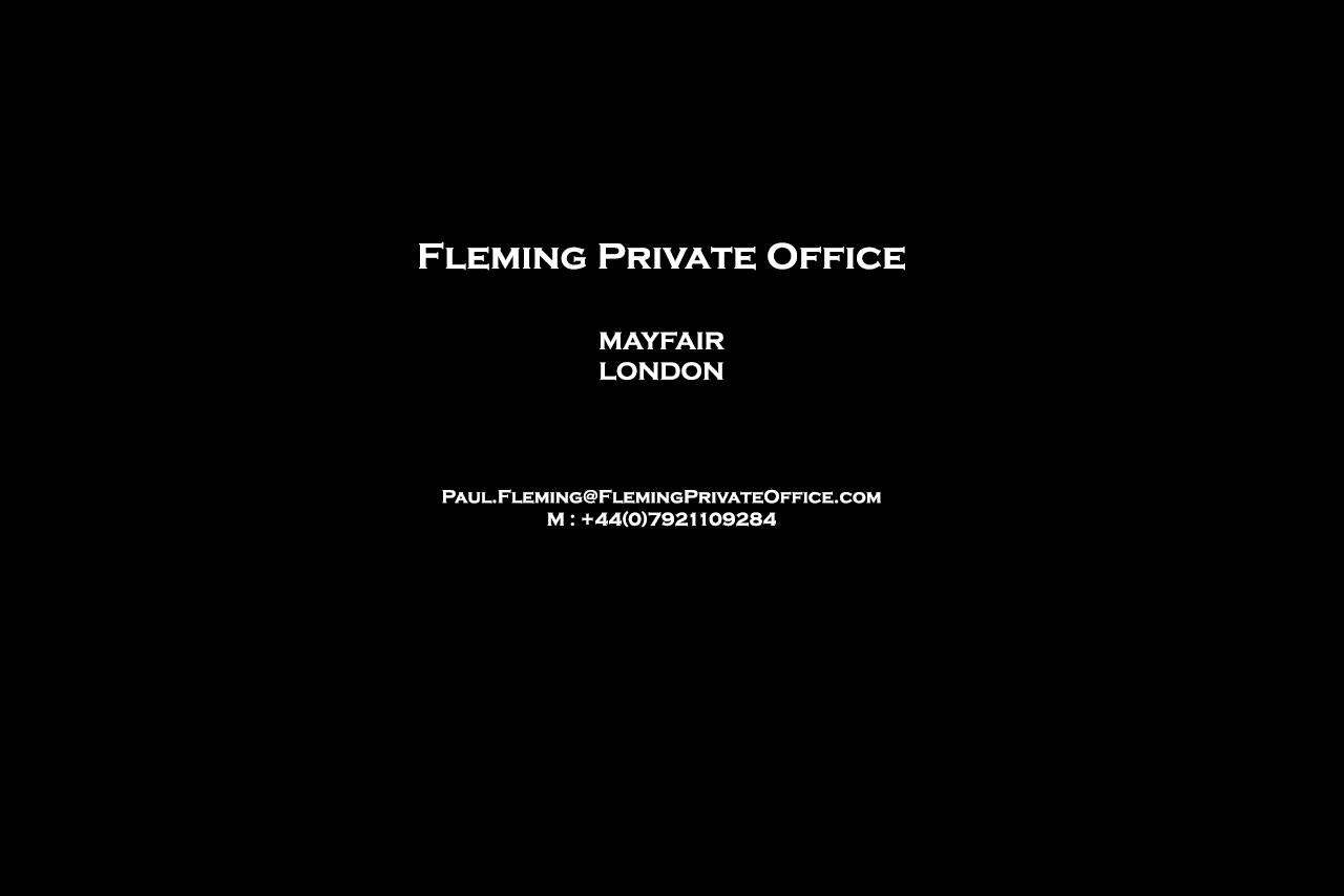 Fleming Private Office